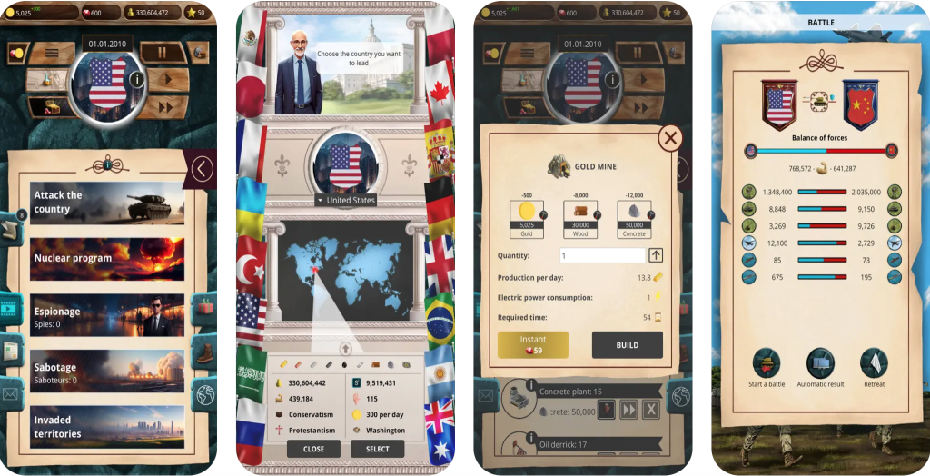 MA 1 – President Simulator